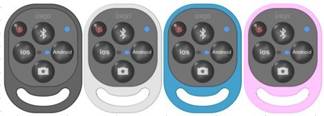 iPega美眉自拍必备 蓝牙远程自拍神器9019，苹果安卓通用，轻松遥控拍出美照